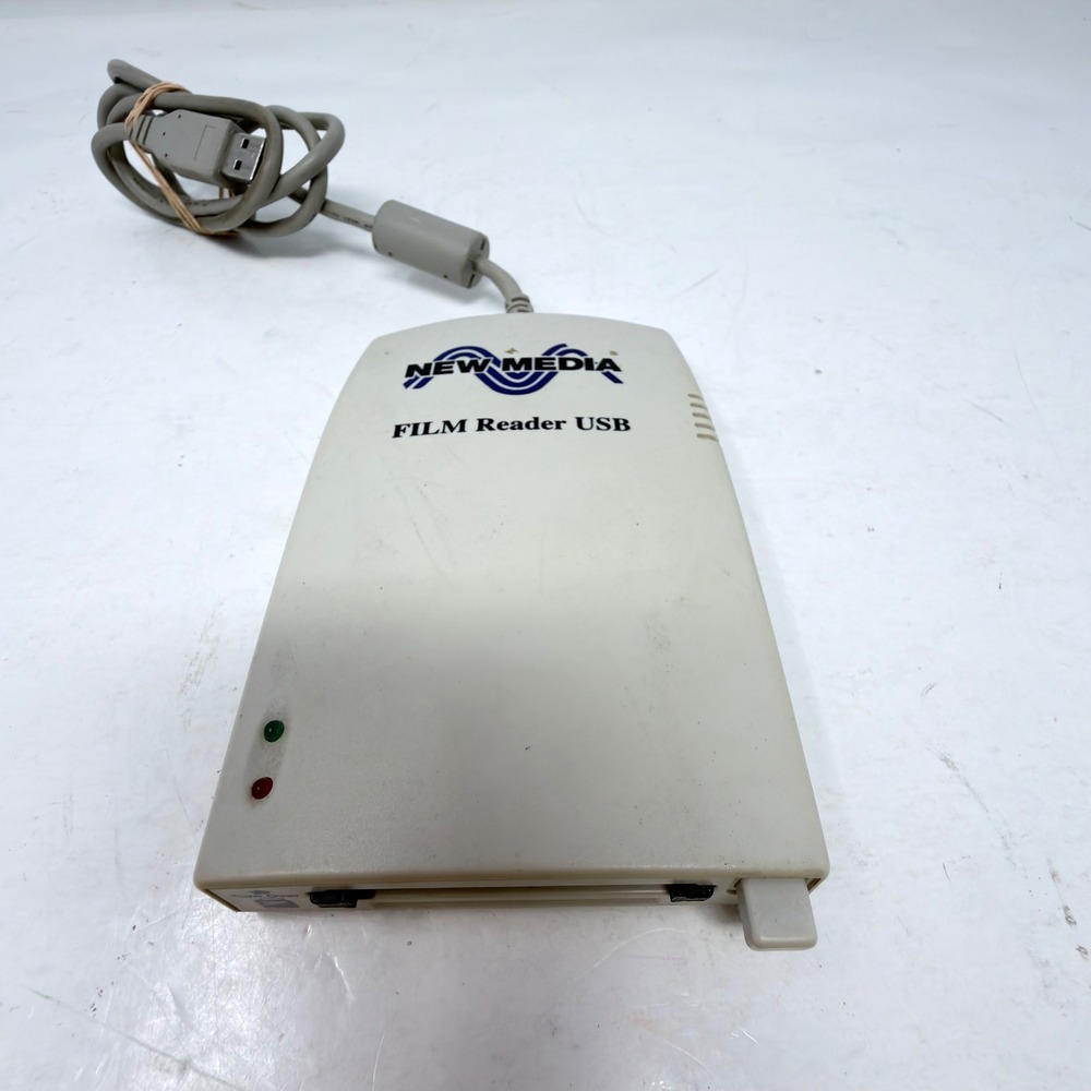 New Media Film Reader USB External Drive P/N 300-03-000 Beige Vintage Tech
